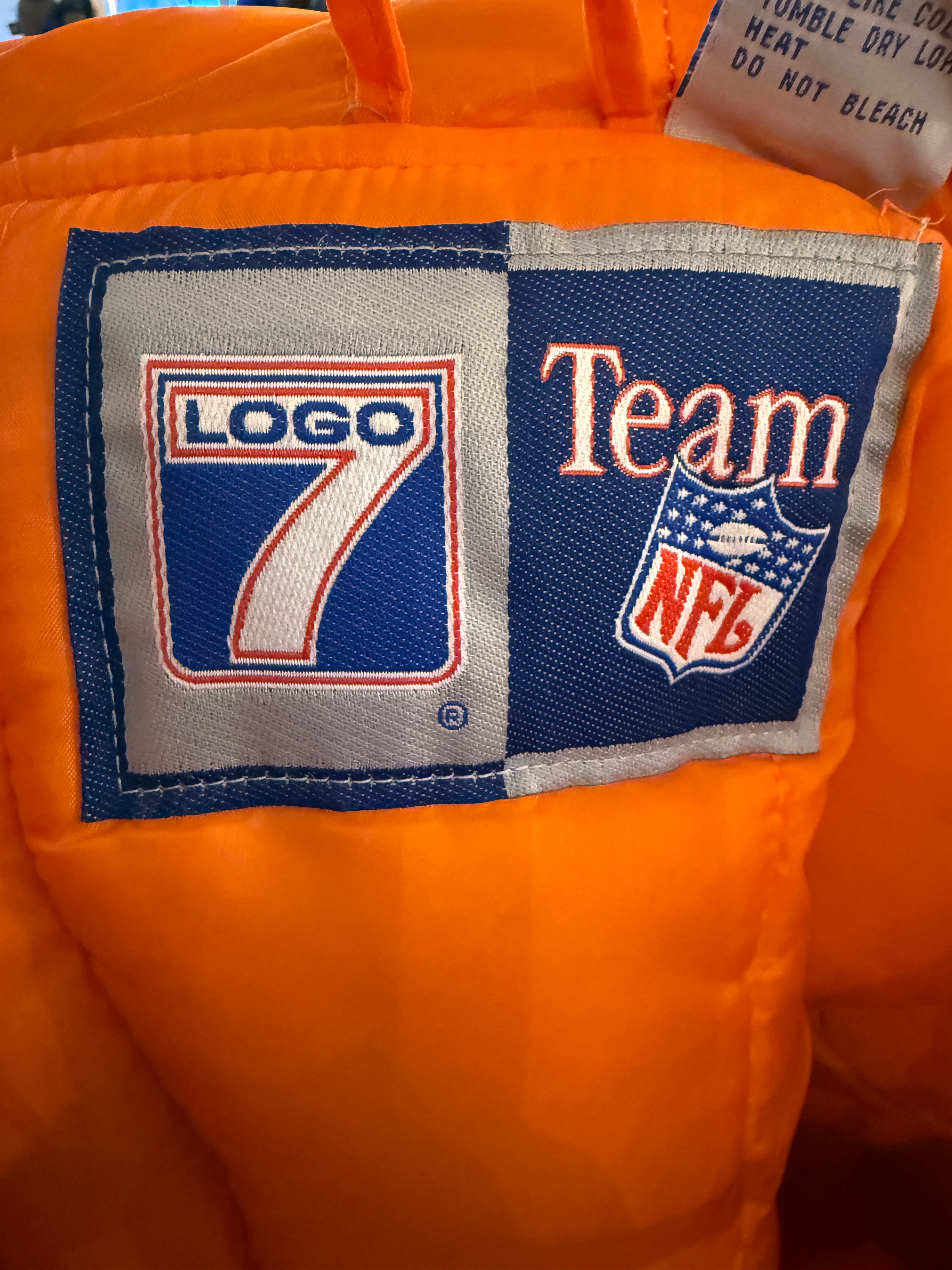 Vintage Cleveland Browns Logo 7 Puffer Jacket | size XL