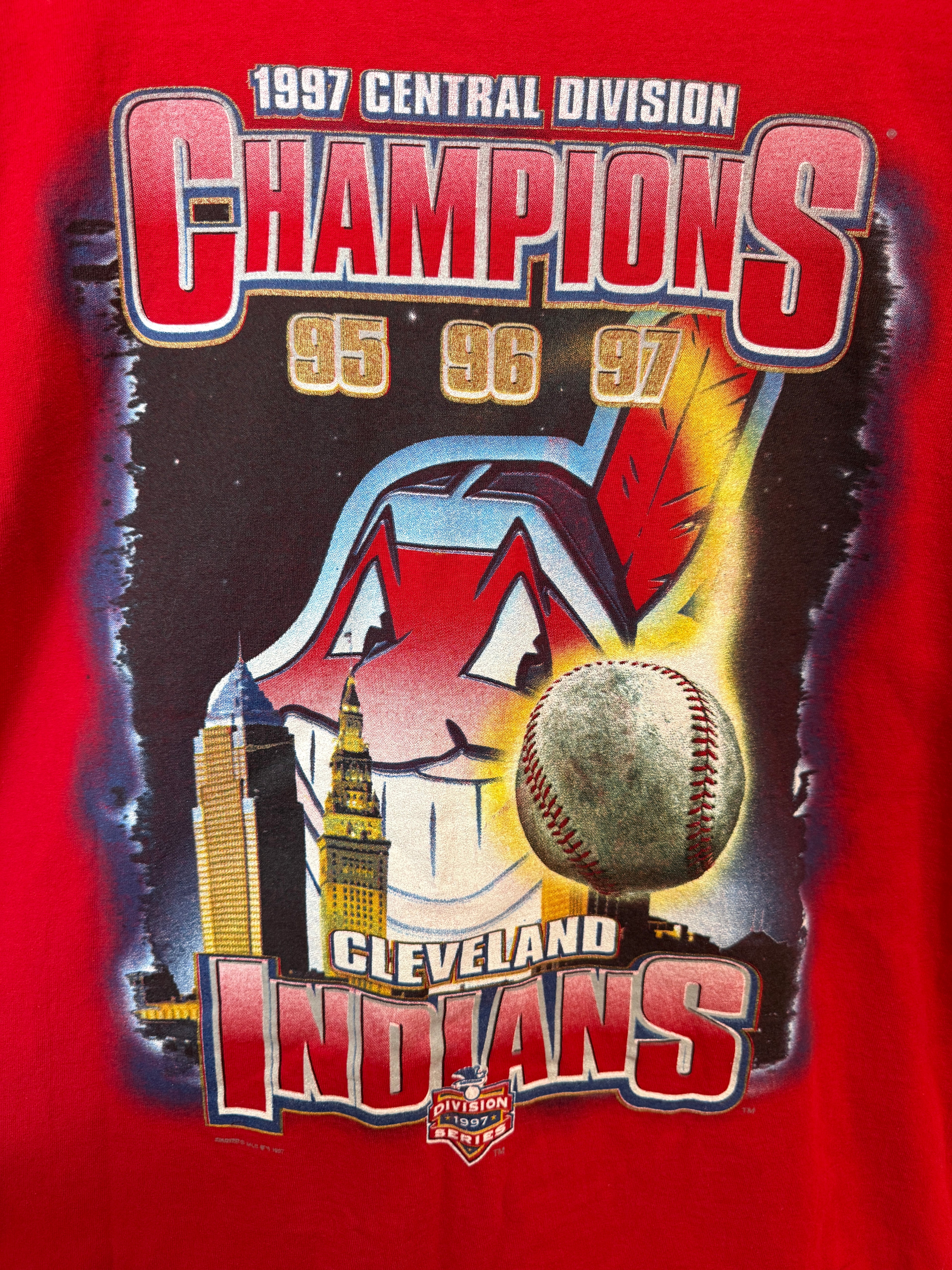 Vintage Cleveland Indians 1997 Starter Tee | size L