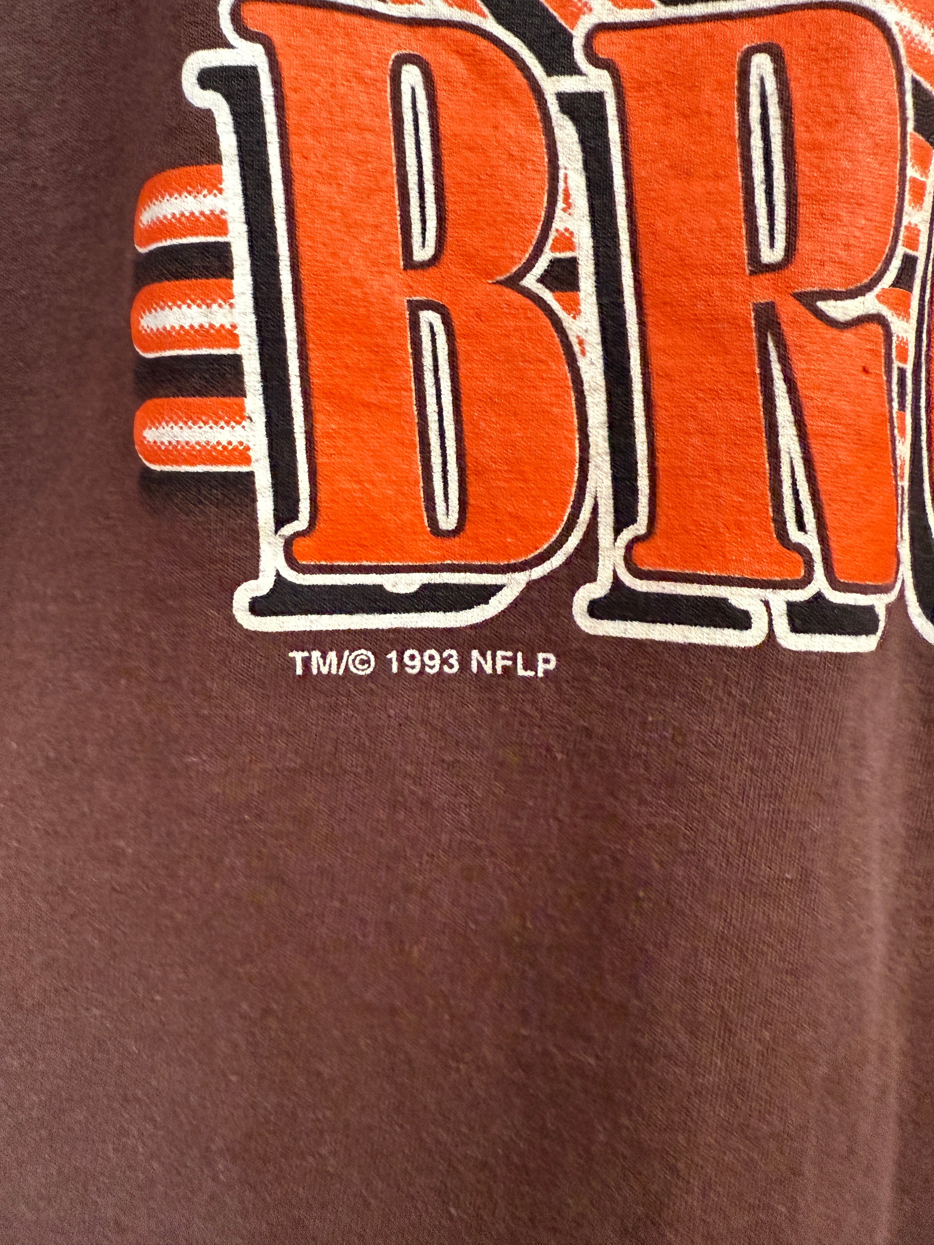 Vintage Cleveland Browns 1993 Graphic Tee | size L
