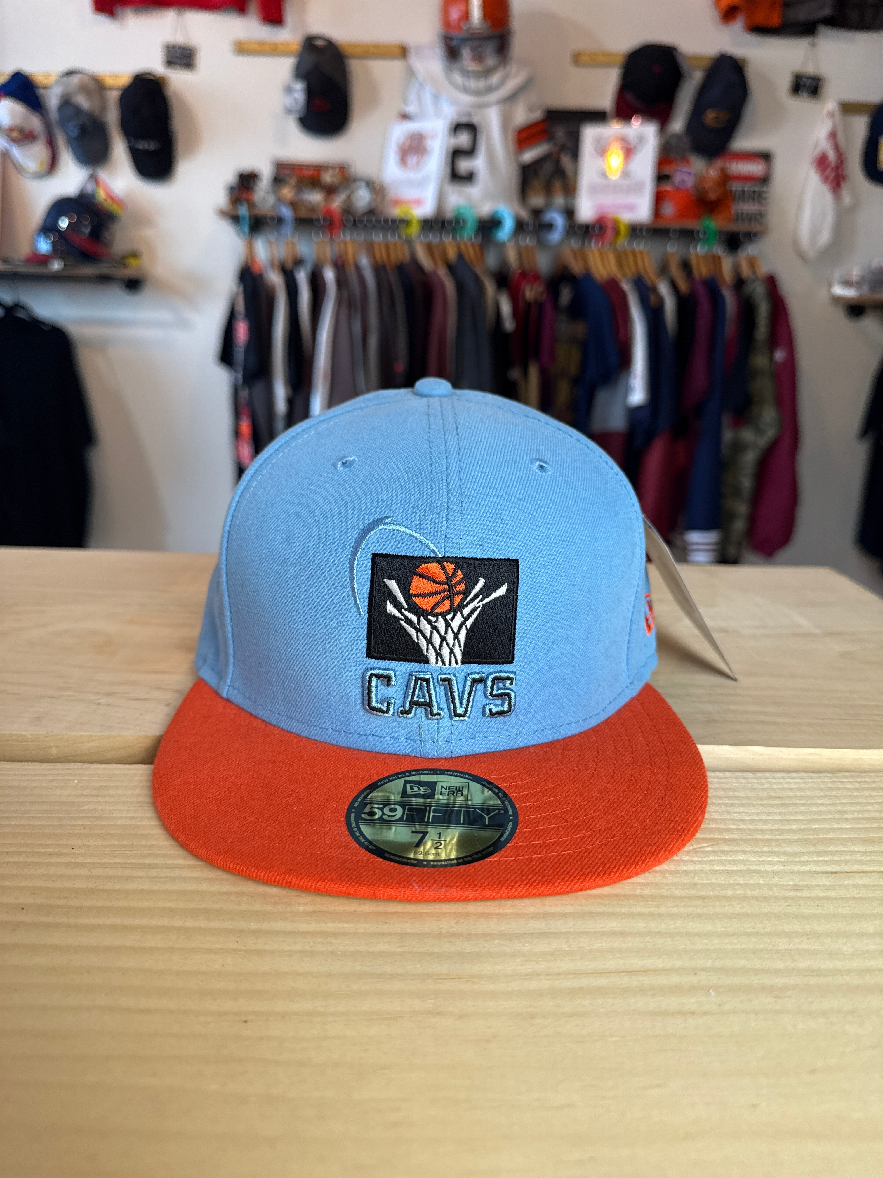 Cleveland Cavaliers 90s Style HWC New Era Hat Cap | size 7 1/2
