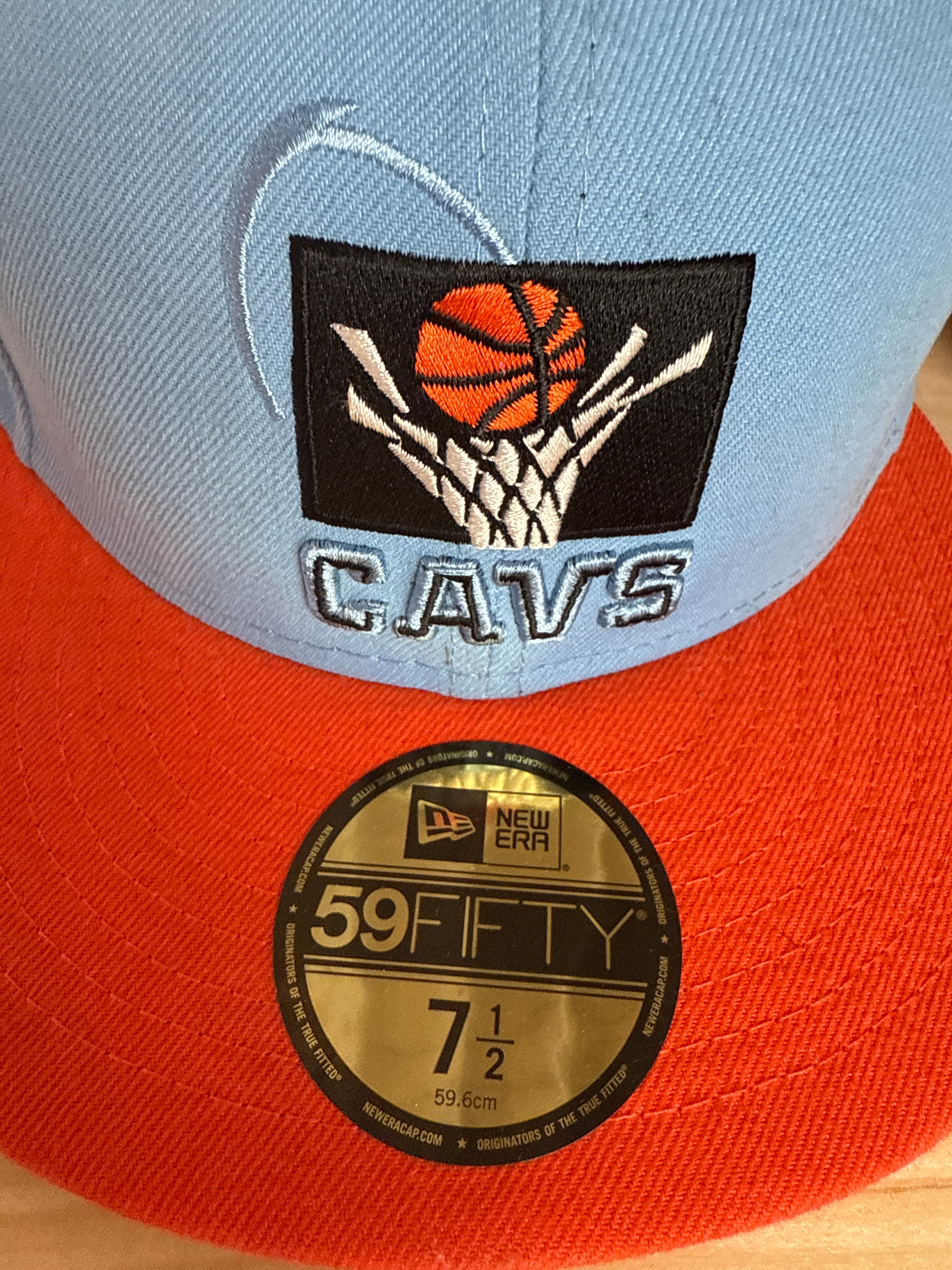 Cleveland Cavaliers 90s Style HWC New Era Hat Cap | size 7 1/2