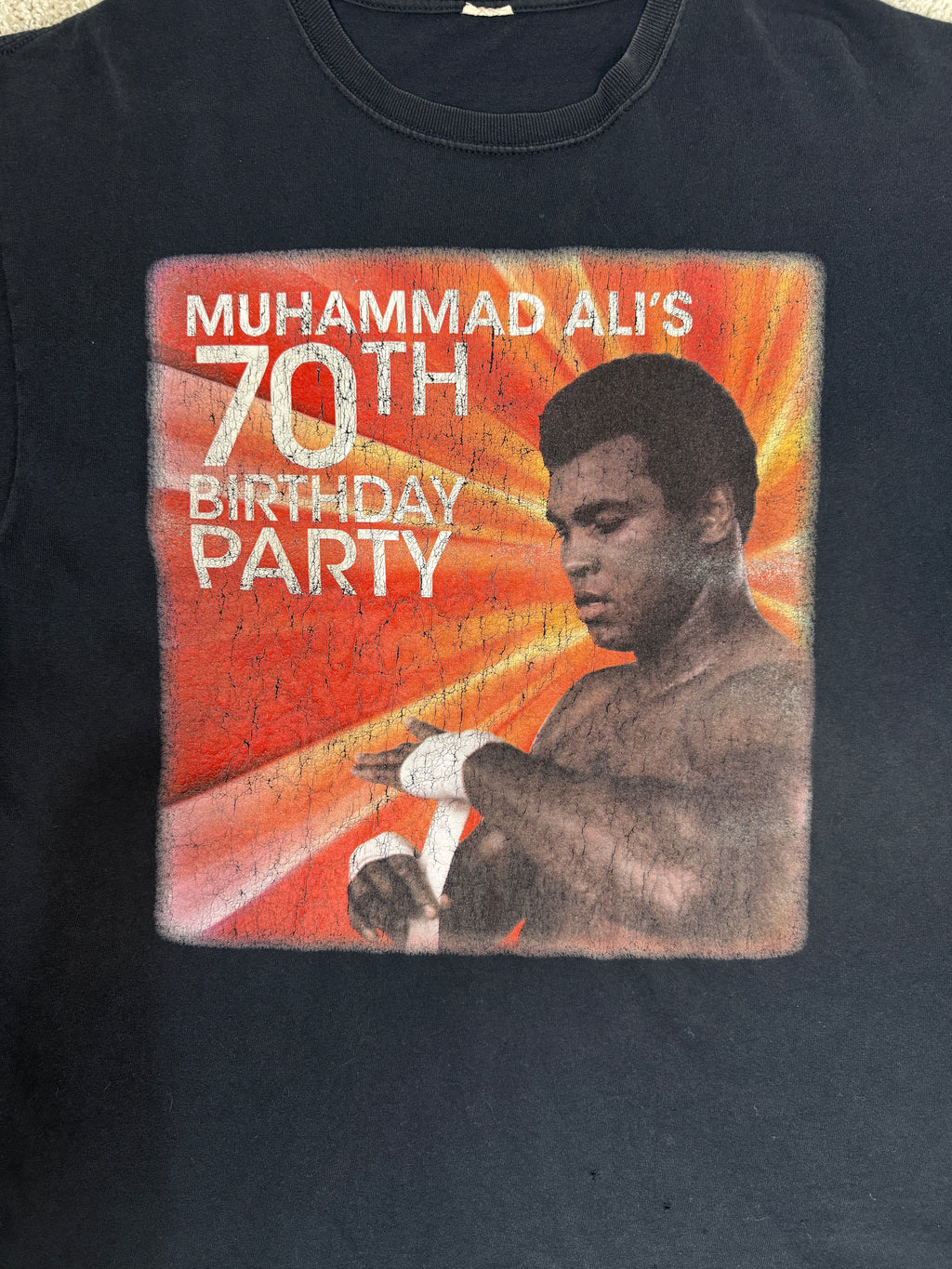 Muhammed Ali's 70th Birthday Party Graphic Tee | cut tag fits M/L
