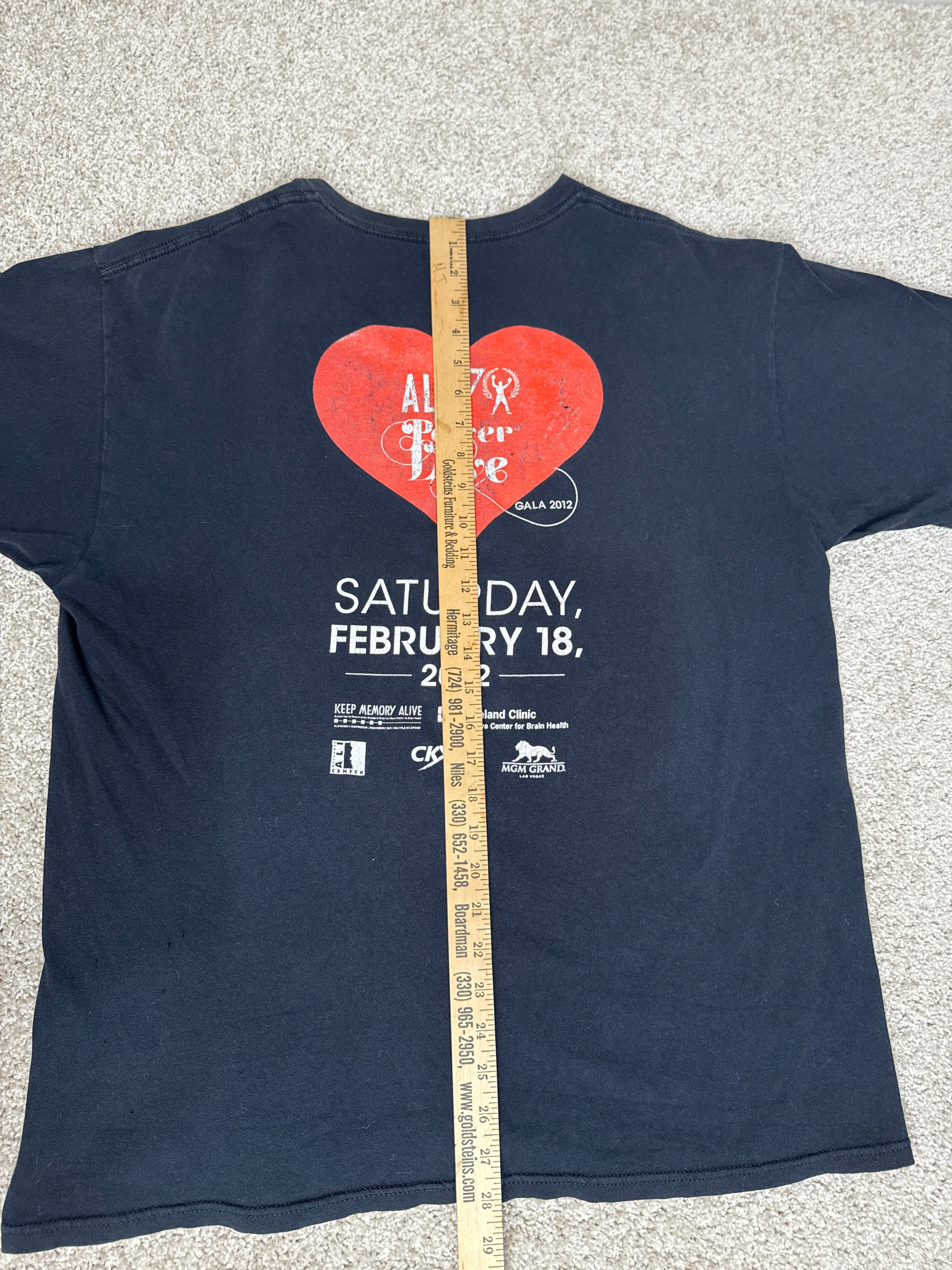 Muhammed Ali's 70th Birthday Party Graphic Tee | cut tag fits M/L