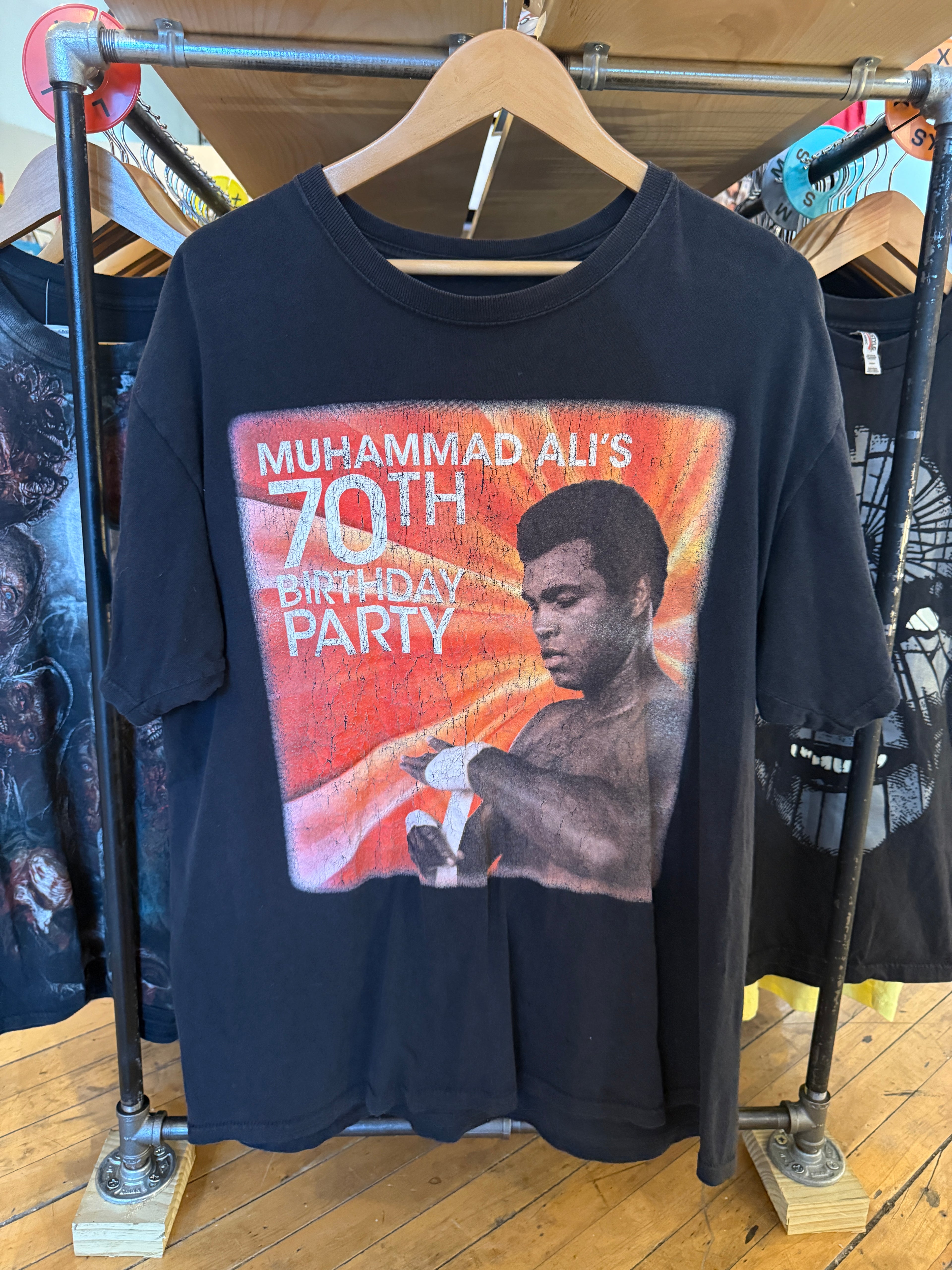 Muhammed Ali's 70th Birthday Party Graphic Tee | cut tag fits M/L